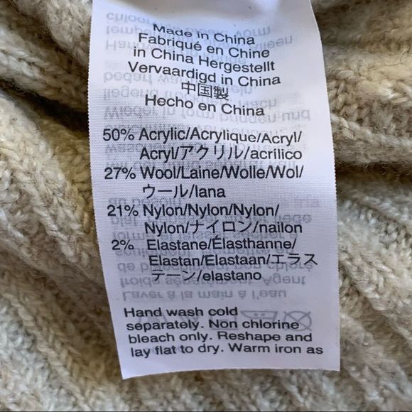 Madewell Ruffle-Cuff Pullover Sweater Oatmeal Size XS - Picture 11 of 11